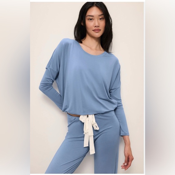 Eberjey Gisele Slouchy Pajama Top L - Picture 1 of 9